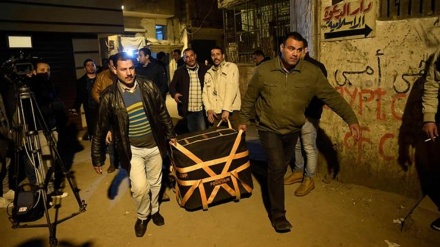 Police investigating blast site in Cairo