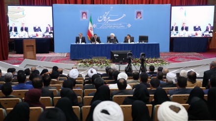 تاکید « حسن روحانی » بر عبور از تحریم های یکجانبه آمریکا 