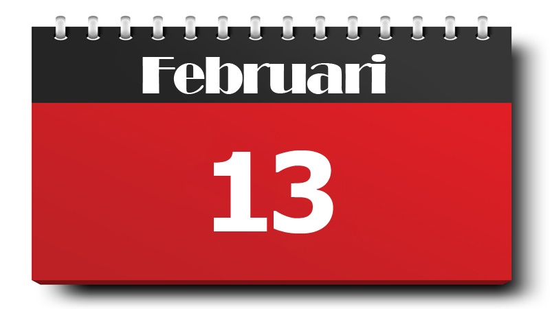 13 Februari 2019.