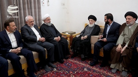 دیدار رئیس جمهوری ایران با علمای نجف اشرف