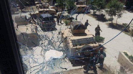 برخورد یک گلوله هاوان همزمان با سفر اشرف غنی به ولایت کنر