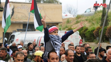 Suriye halkı, Trump'ın Golan kararını protesto etti