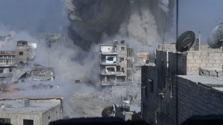 حمله شیمیایی ائتلاف آمریکایی به شهرک «الباغوز» سوریه 