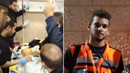 Prosesi Pemakaman Paramedis Palestina