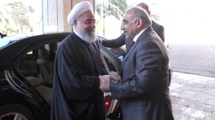 İron və İraği miyono əloğəon inkişof; prezident Ruhani bə İrağ varid be.