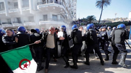 Buteflika karşıtı gösteride onlarca polis ve gösterici yaralandı 