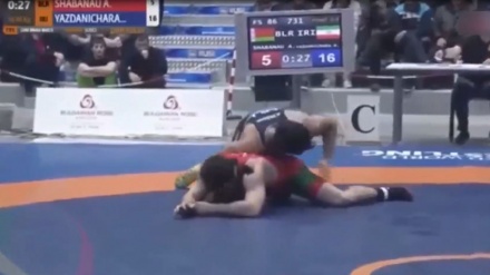 Pegulat Iran Raih Medali Emas di Turnamen Dan Kolov