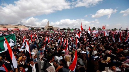 サウジアラビアの対イエメン侵略開始４周年に際し、イエメン国民が大規模な抗議行進を実施