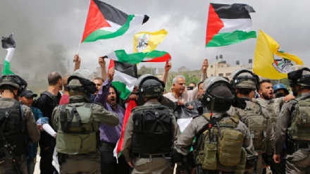 עימות בין כוחות הישראלים לבין הפלסטינים סמוך לרמאללה