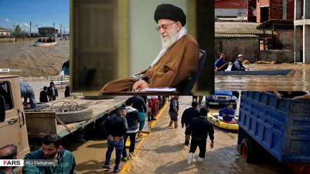Kiongozi Muadhamu asisitiza kusaidiwa haraka watu walioathiriwa na mafuriko kaskazini mwa Iran