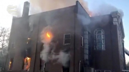 آتش سوزی در بزرگترین موزه نسخ خطی جهان در آمریکا + ویدئو