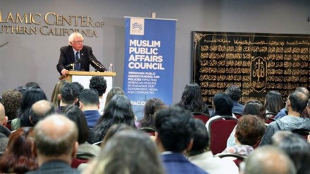 Sanders speaks at US mosque in the wake of deadly terrorist attack in New Zealand