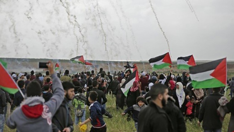 パレスチナ・「土地の日」の大抗議行進