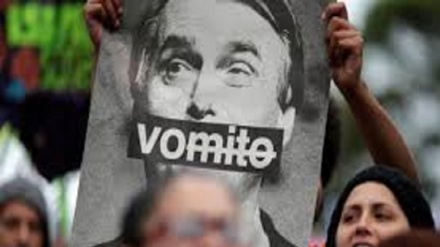 Chilenos manifiestan su repudio a visita oficial de Jair Bolsonaro