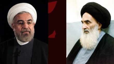 Hassan Rouhani Bertemu Ayatullah Sistani