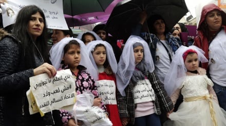 Në Liban grat protestojnë kundër martesës para kohe