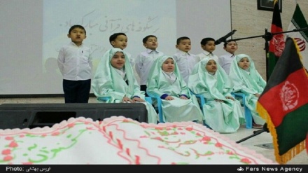 جشن قرآن کودکان مهاجر افغانستانی در مشهد 