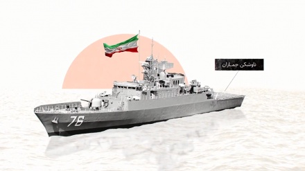 初の業績（８）；イラン初の駆逐艦 （日本語のナレーション付）