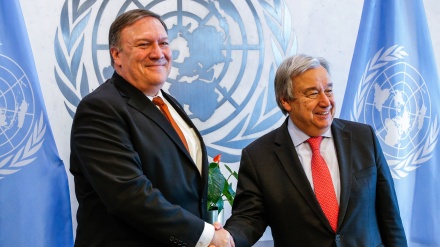 蓬佩奥在与古特雷斯会见时对伊朗提出指控