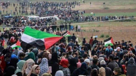  آمادگی فلسطینیان برای شرکت در اولین سالگرد تظاهرات بازگشت 