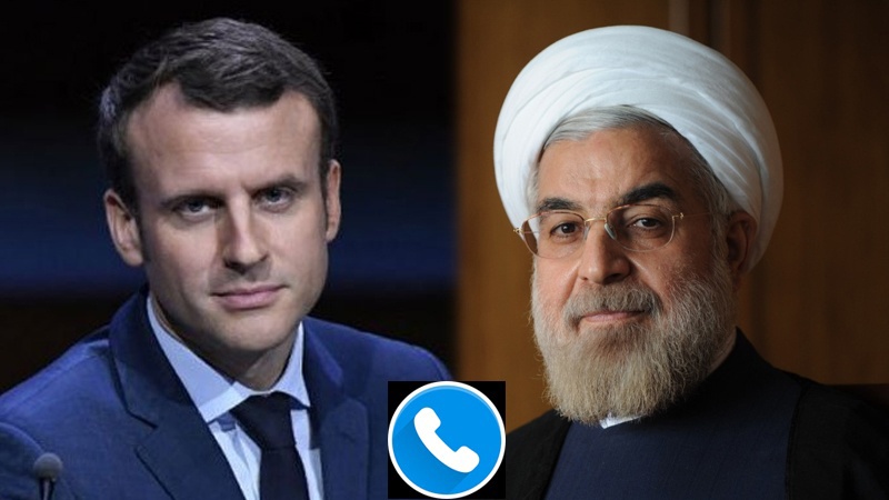 روحانی در تماس تلفنی مکرون: دولت آمریکا عامل اصلی ایجاد و تشدید تنش‌ها در منطقه است 