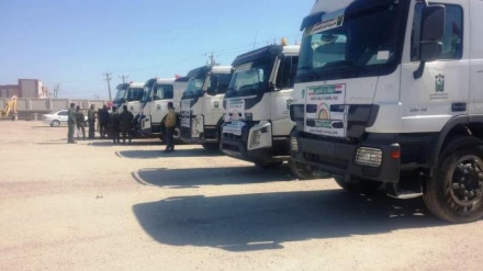 ورود پنجمین محموله کمک های عراق برای سیل زدگان ایران 