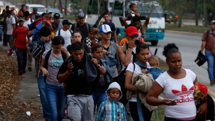 Tercer caravana de migrantes hondureños llega a Guatemala+Video