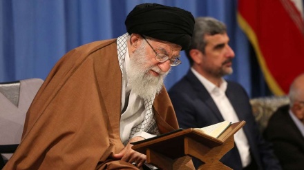 Pertemuan Rahbar dengan Peserta MTQ Internasional 