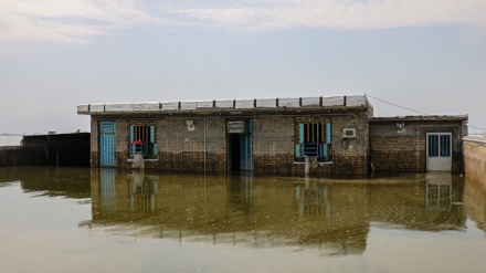 Gjendja e vërshimeve dhe përmbytjeve në fshatin Shakerije në rrethin Susengerd në Iran