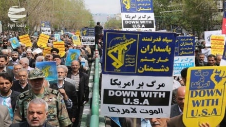 حمایت مردم ایران از سپاه پاسداران انقلاب اسلامی