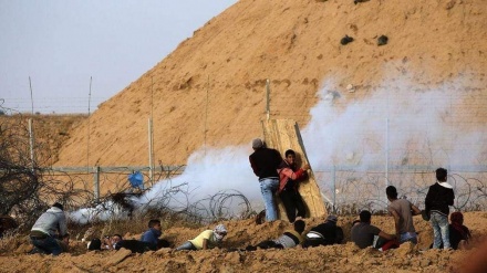 Pasukan Zionis Tembaki Pengunjuk Rasa Palestina 