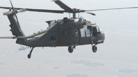 احداث غیرقانونی باند فرود بالگرد در غرب عراق توسط تروریست‌های آمریکایی 