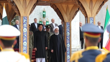 Rohani recibe oficialmente a Imran Jan(video+fotos)