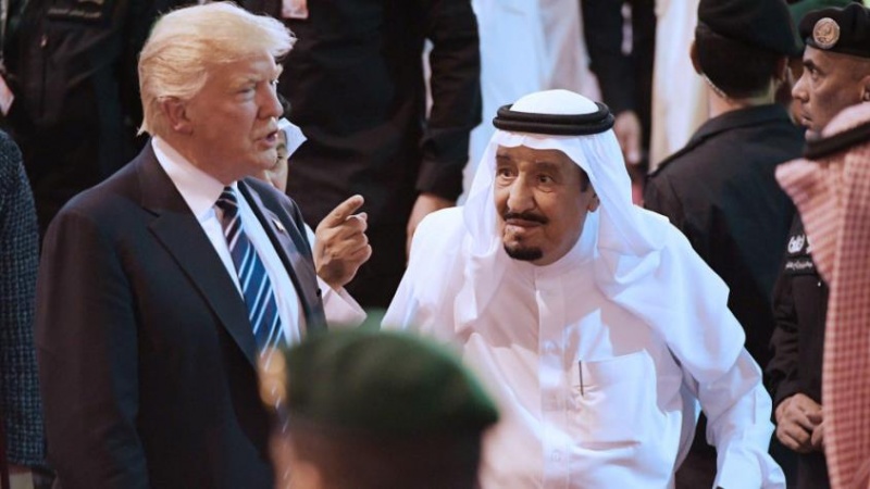 トランプ大統領とサウジアラビア国王