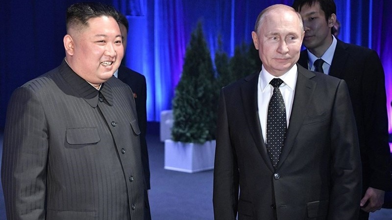プーチン大統領とキム委員長