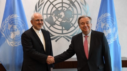 イラン外相が、国連事務総長、国連総会議長、ベネズエラ外相と個別会談