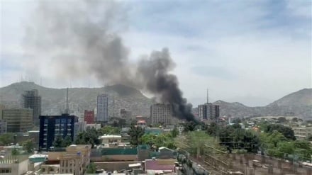 Huge explosion, gunfire hit Afghan capital