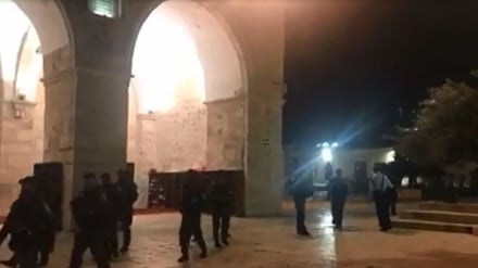 Pasukan Zionis Tangkap Jemaah Shalat Palestina