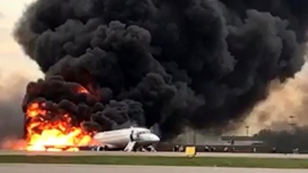 سانحه هوایی در فرودگاه مسکو ۴۱ کشته بر جای گذاشت