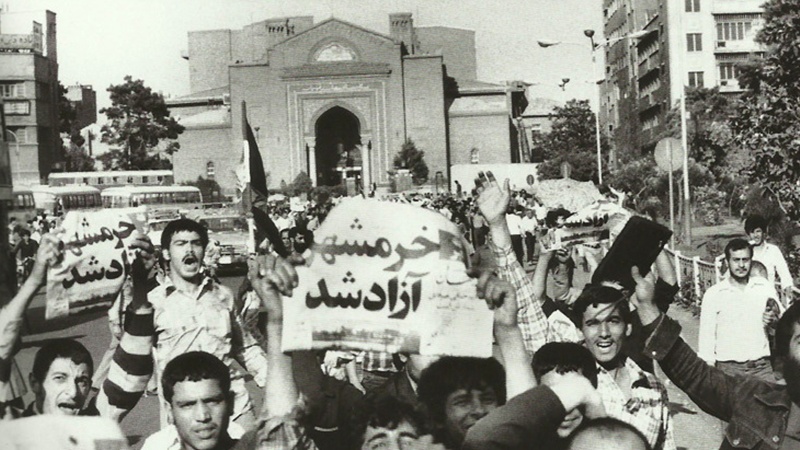 Foto sejarah pembebasan Khorramshahr.