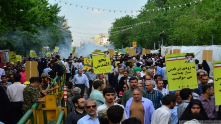 Iraníes marchan en solidaridad con palestinos en el Día de Al-Quds(Video+Fotos)