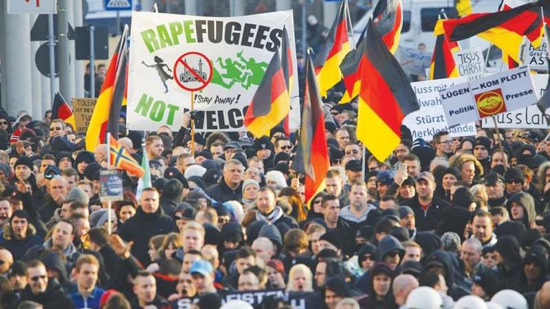 PEGIDA, kelompok anti-Islam dan anti-imigran di Jerman dan Eropa.
