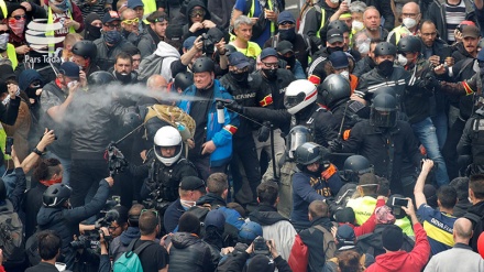 Fransa'da 1 Mayıs gösterilerinde olaylar çıktı