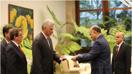 Nuevo embajador iraní en Cuba entrega su carta credencial a Miguel Díaz-Canel