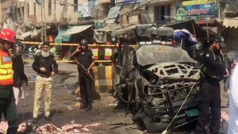  افزایش شمار کشته های انفجار امروز شهر لاهور پاکستان 