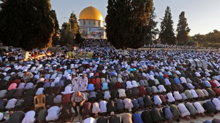 Falet namazi i Fitër Bajramit në Xhaminë Al Aksa