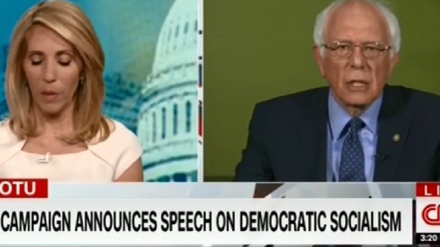 米・サンダース上院議員、「好戦家トランプ氏はこれまで数兆ドルを浪費」（動画）
