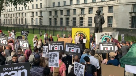 Cientos de personas en Londres piden la paz para Irán+Video