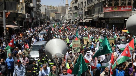 Proteste in Jordanien gegen die Konferenz in Bahrain zu amerikanischem 