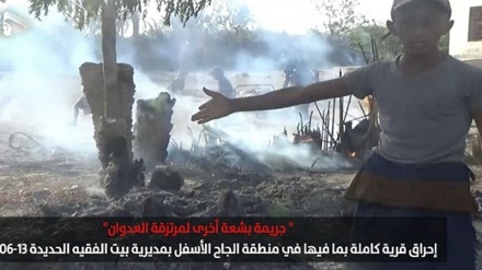 Muungano vamizi wachoma moto kijiji kizima Yemen + Video, Picha